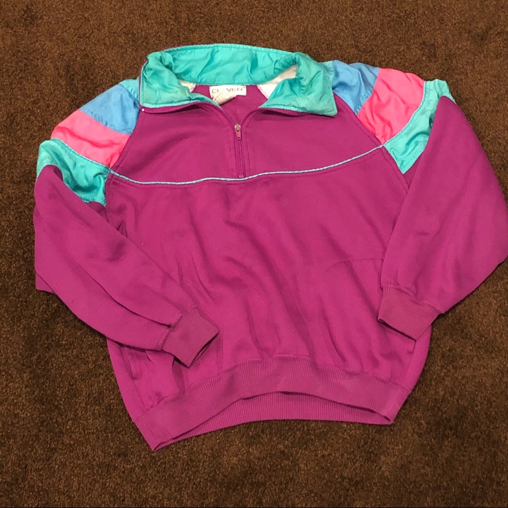 80s quarter zip